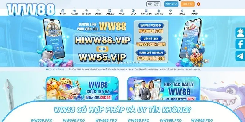 Hoạt động hợp phép dưới sự quản lý của các cơ quan uy tín